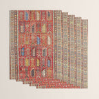 Shirvan Caucasian Antique Carpet Print Wrapping Paper Gallery Image 3