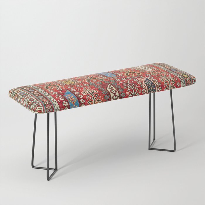 Shirvan Caucasian Antique Carpet Print Bench Gallery Image 1