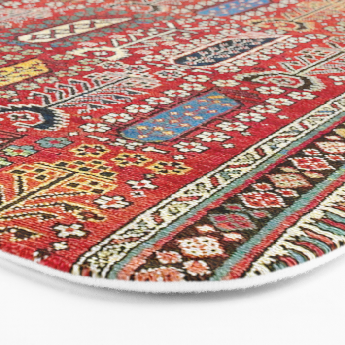 Shirvan Caucasian Antique Carpet Print Bath Mat Gallery Image 3
