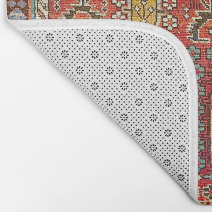 Shirvan Caucasian Antique Carpet Print Bath Mat Gallery Image 2