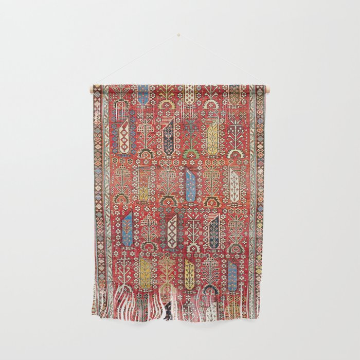 Shirvan Caucasian Antique Carpet Print Wall Hanging Gallery Image 1