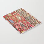 Shirvan Caucasian Antique Carpet Print Notebook Gallery Image 2
