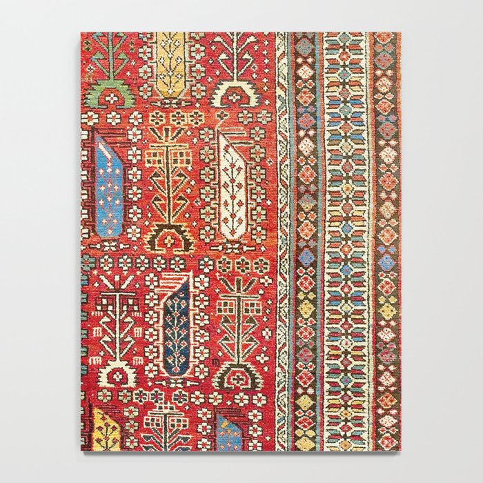 Shirvan Caucasian Antique Carpet Print Notebook Gallery Image 4