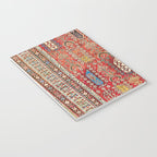 Shirvan Caucasian Antique Carpet Print Notebook Gallery Image 3