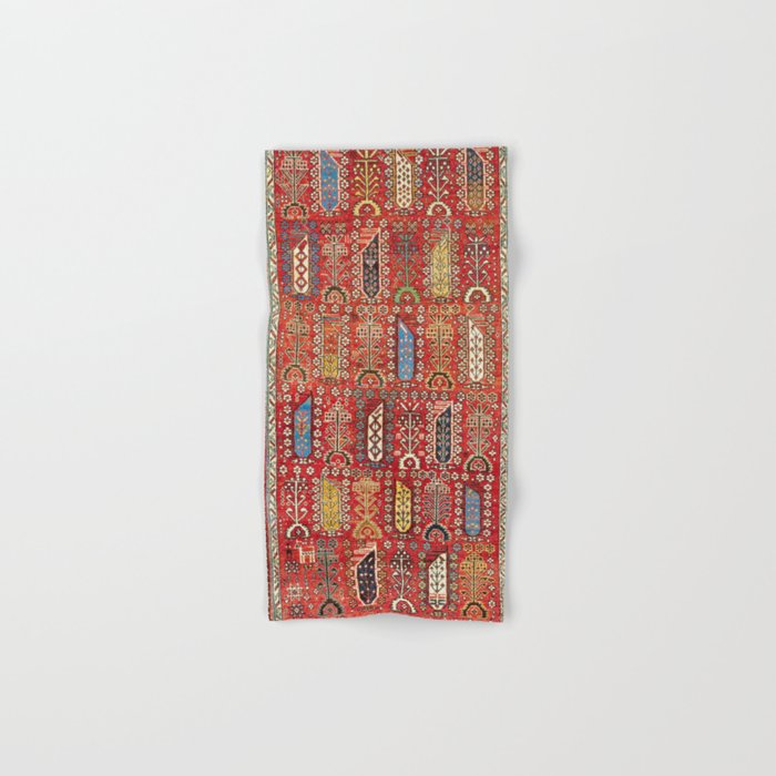 Shirvan Caucasian Antique Carpet Print Bath Towel Gallery Image 1