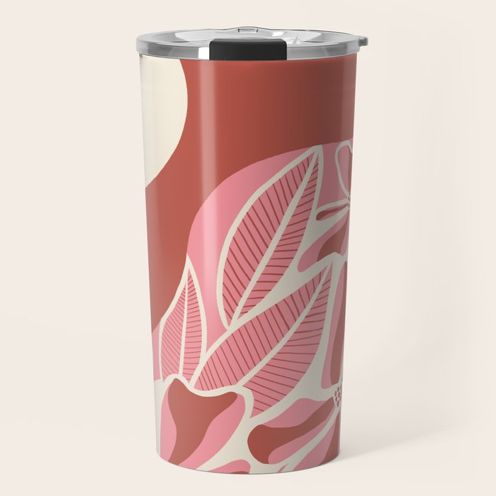 Hawaiian Sunset, Coral Travel Mug Gallery Image 1