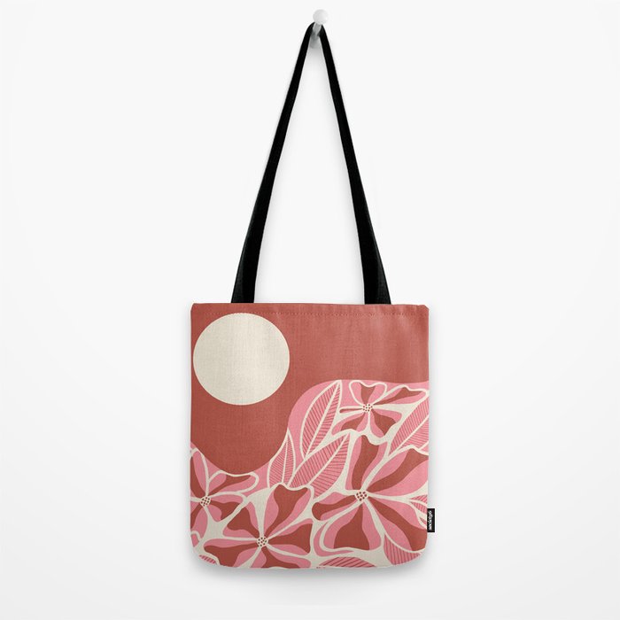 Hawaiian Sunset, Coral Tote Bag Gallery Image 2