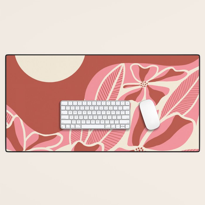 Hawaiian Sunset, Coral Desk Mat Gallery Image 1