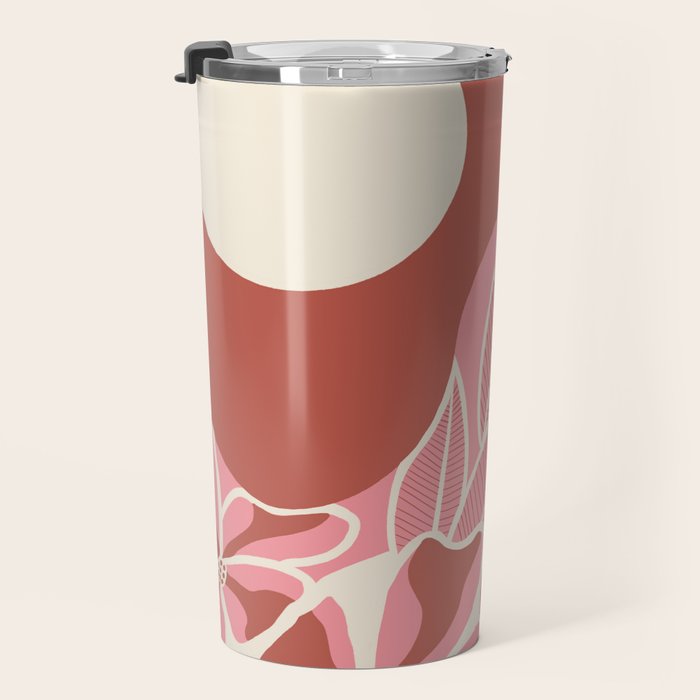 Hawaiian Sunset, Coral Travel Mug Gallery Image 3