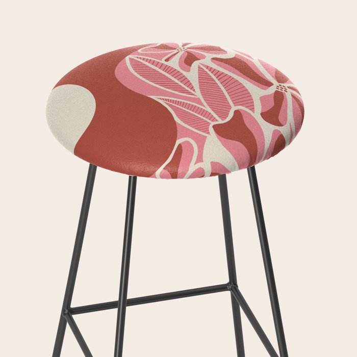 Hawaiian Sunset, Coral Stool Gallery Image 2