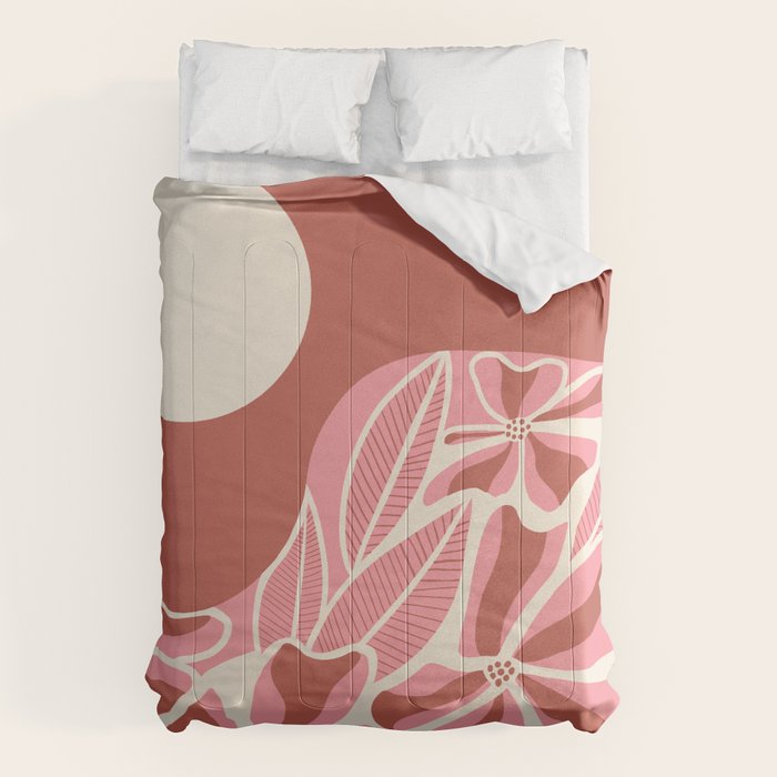 Hawaiian Sunset, Coral Comforter Gallery Image 1