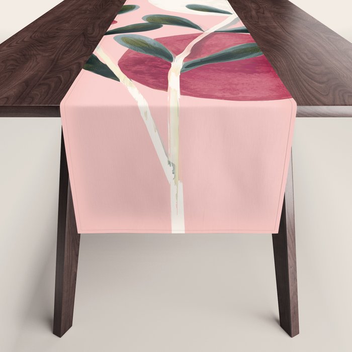 Soft Berry Branches Table Runner Gallery Image 1