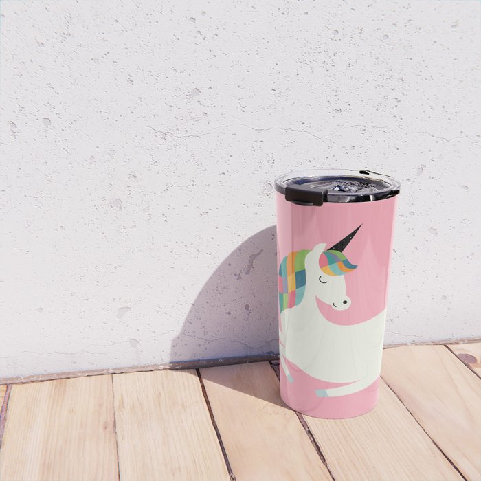 Unicorn Happiness Travel Mug Gallery Image 4