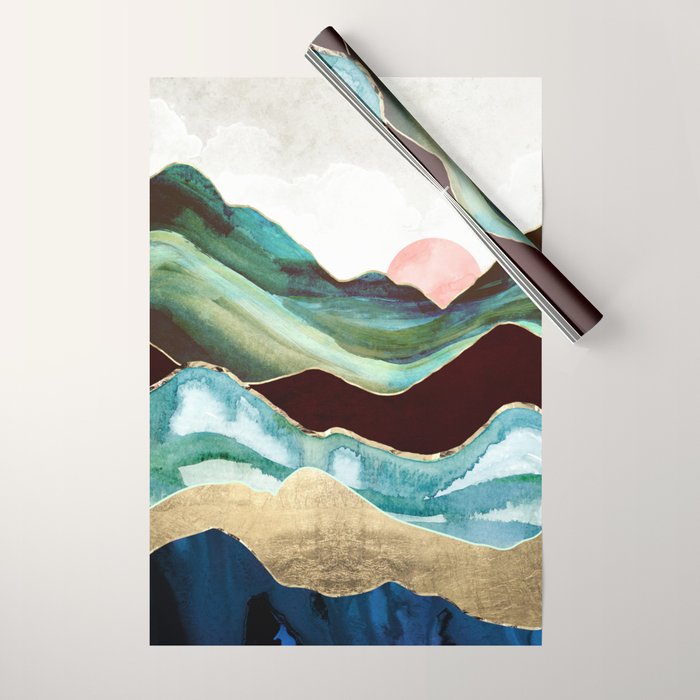 Velvet Mountains Wrapping Paper Gallery Image 1