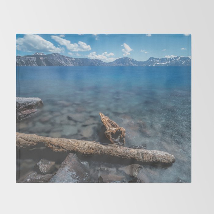 Crater Lake Love Throw Blanket Gallery Image 2