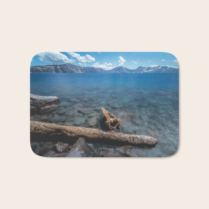 Crater Lake Love Bath Mat Gallery Image 1