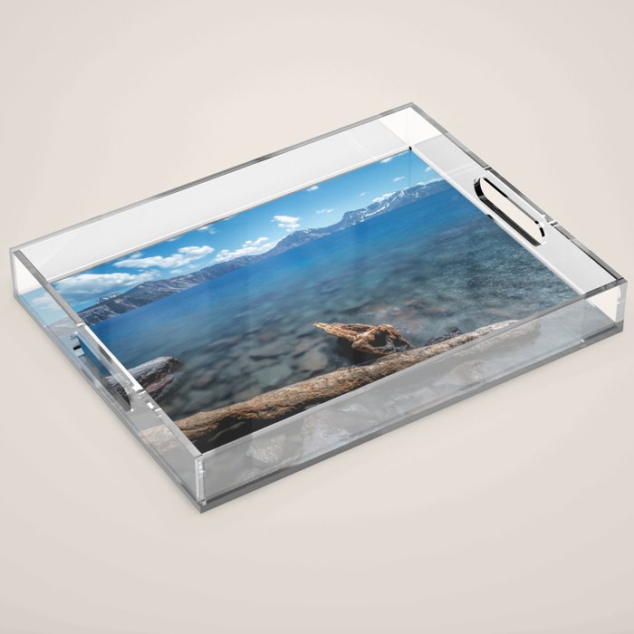 Crater Lake Love Acrylic Tray Gallery Image 1