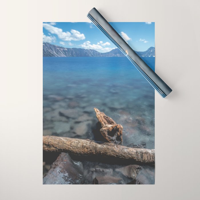 Crater Lake Love Wrapping Paper Gallery Image 1
