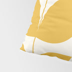 Mid Century Modern Leaves Yellow #society6 #buyart  Pillow Sham Gallery Image 4
