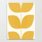 Mid Century Modern Leaves Yellow #society6 #buyart  Notebook Gallery Image 4