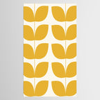 Mid Century Modern Leaves Yellow #society6 #buyart  Tablecloth Gallery Image 2