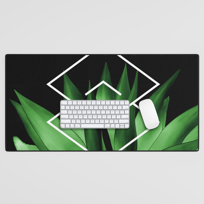 Agave geometrics III Desk Mat Gallery Image 1