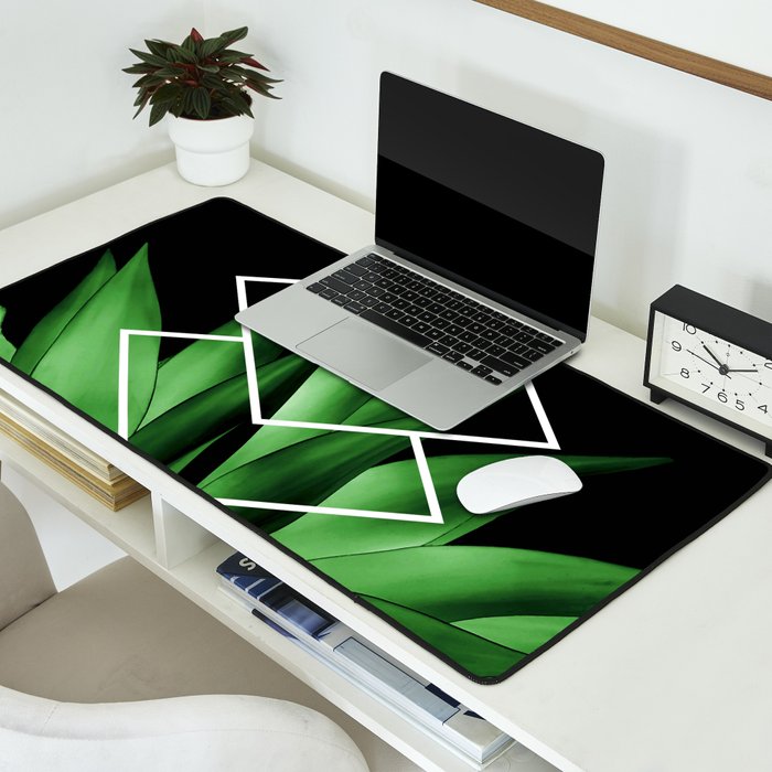 Agave geometrics III Desk Mat Gallery Image 2