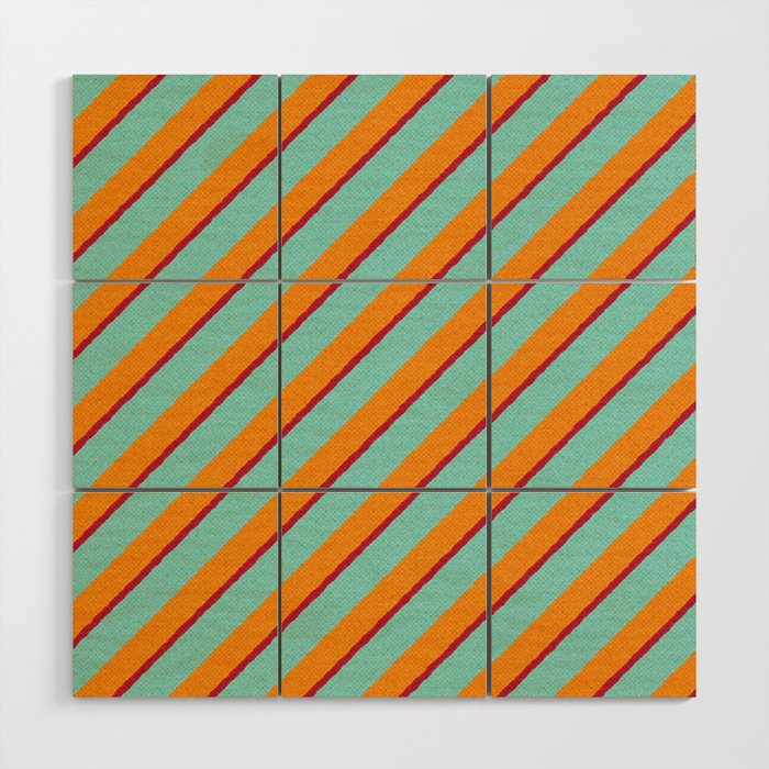 STRIPES - 003 - b Wood Wall Art Gallery Image 1