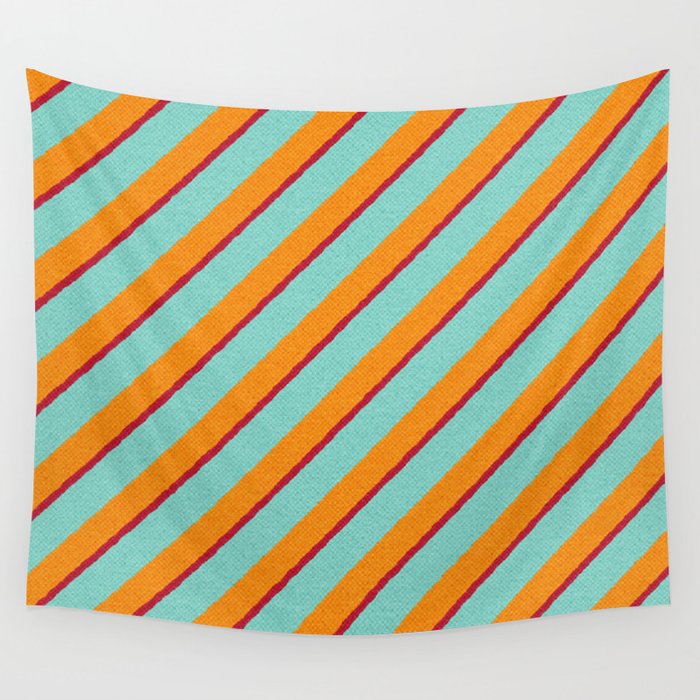 STRIPES - 003 - b Wall Tapestry Gallery Image 4