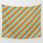 STRIPES - 003 - b Wall Tapestry Gallery Image 4