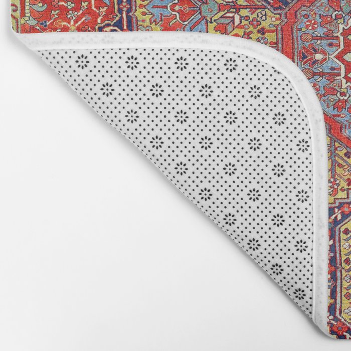 Heriz Azerbaijan Northwest Persian Carpet Print Bath Mat Gallery Image 2