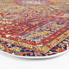 Heriz Azerbaijan Northwest Persian Carpet Print Bath Mat Gallery Image 3