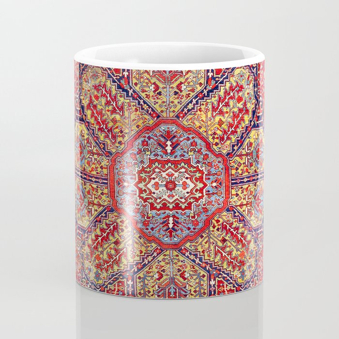 Heriz Azerbaijan Northwest Persian Carpet Print Coffee Mug Gallery Image 4