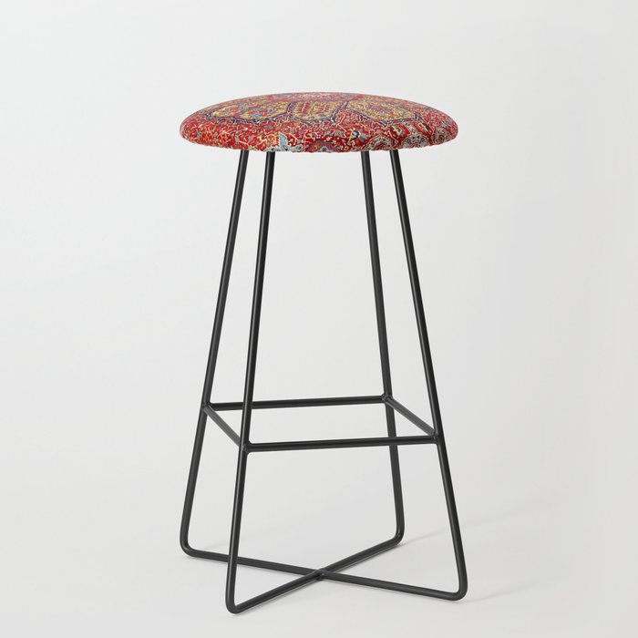 Heriz Azerbaijan Northwest Persian Carpet Print Stool Gallery Image 1