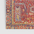 Heriz Azerbaijan Northwest Persian Carpet Print Poster Gallery Image 3
