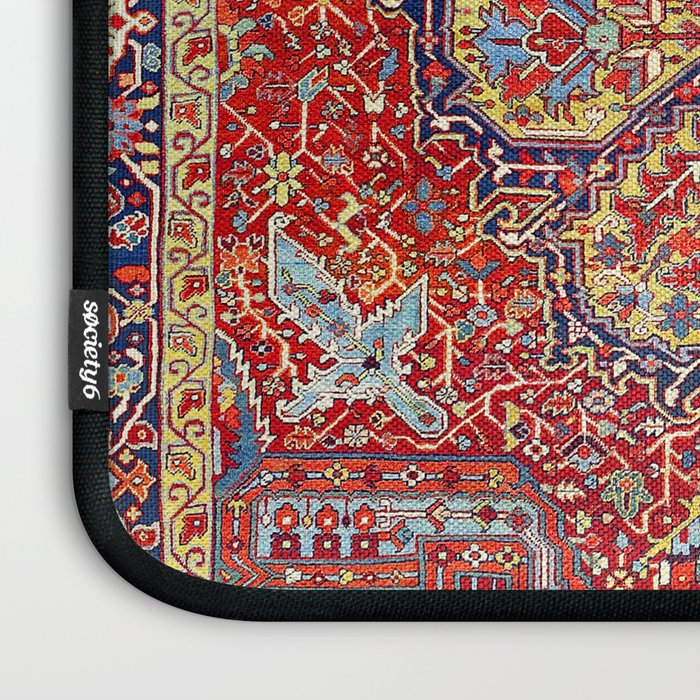 Heriz Azerbaijan Northwest Persian Carpet Print Laptop Sleeve Gallery Image 3