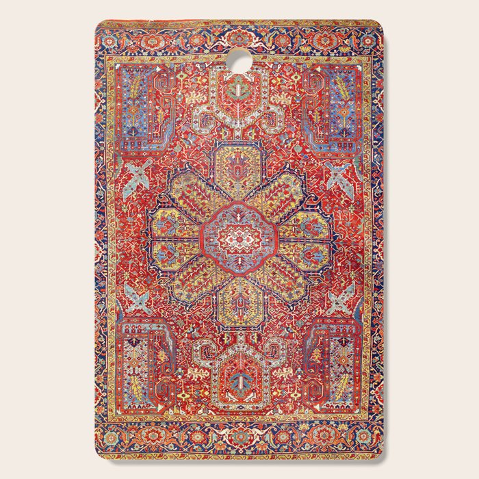 Heriz Azerbaijan Northwest Persian Carpet Print Cutting Board Gallery Image 1