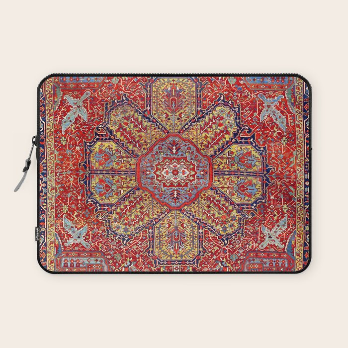 Heriz Azerbaijan Northwest Persian Carpet Print Laptop Sleeve Gallery Image 1