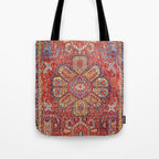 Heriz Azerbaijan Northwest Persian Carpet Print Tote Bag Gallery Image 1