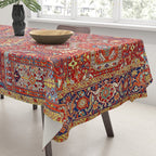 Heriz Azerbaijan Northwest Persian Carpet Print Tablecloth Gallery Image 3