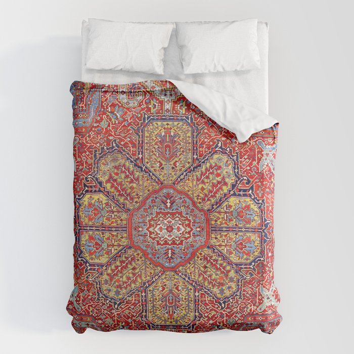 Heriz Azerbaijan Northwest Persian Carpet Print Duvet Cover Gallery Image 1