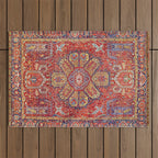 Heriz Azerbaijan Northwest Persian Carpet Print Outdoor Rug Gallery Image 1