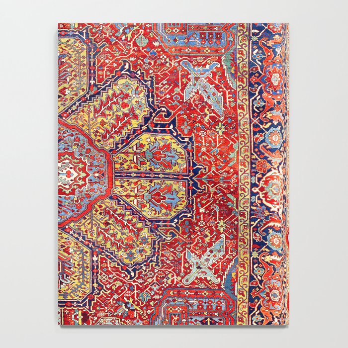 Heriz Azerbaijan Northwest Persian Carpet Print Notebook Gallery Image 4
