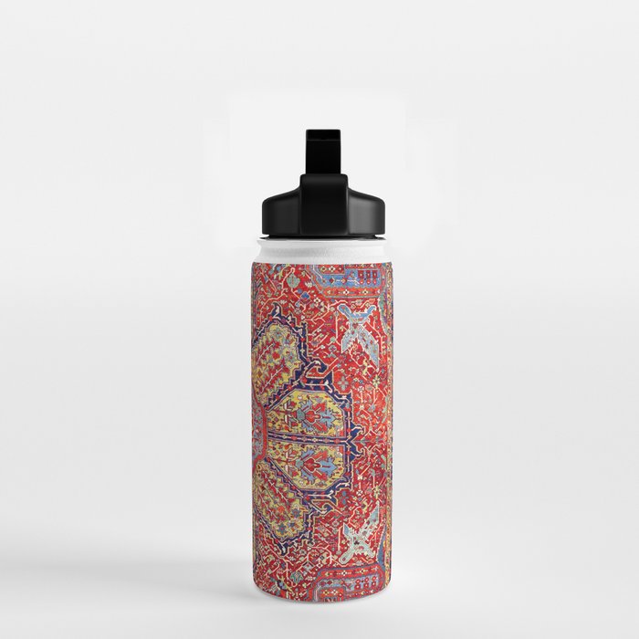 Heriz Azerbaijan Northwest Persian Carpet Print Water Bottle Gallery Image 2