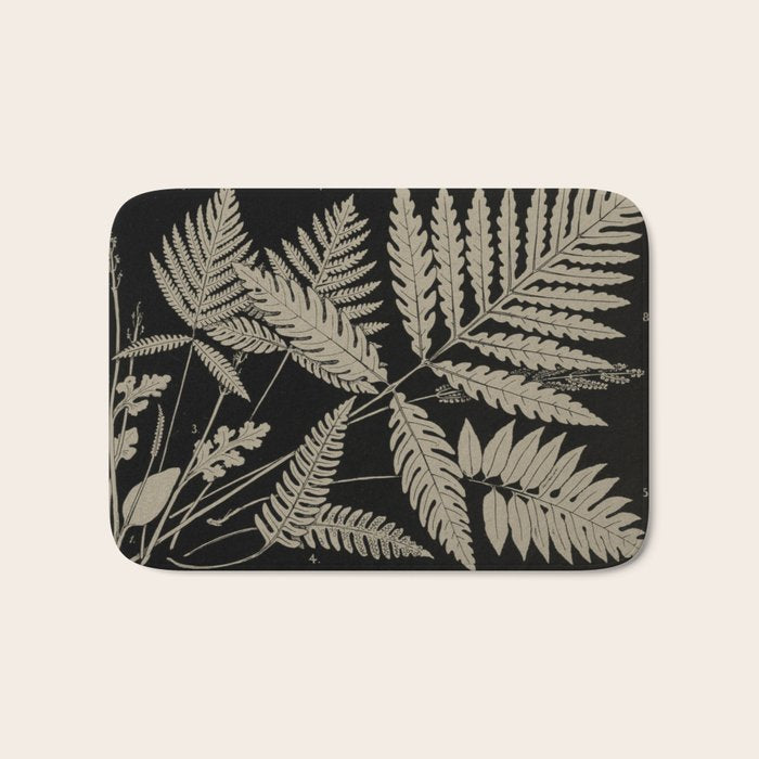 New England Ferns Bath Mat Gallery Image 1