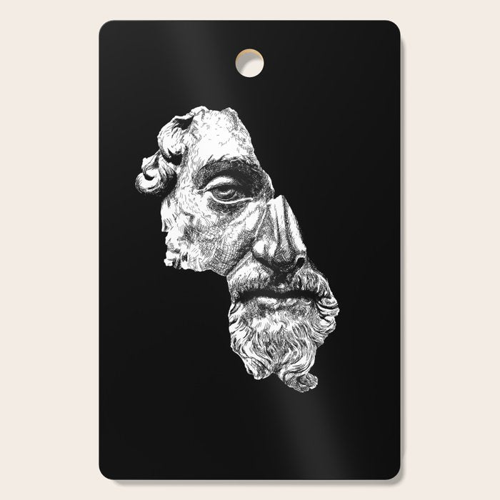 MARCUS AURELIUS ANTONINUS AUGUSTUS / White Cutting Board Gallery Image 1
