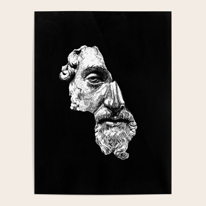 MARCUS AURELIUS ANTONINUS AUGUSTUS / White Poster Gallery Image 4