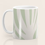 Maldives Abstract Botanical Pattern in Sage and Beige Coffee Mug Gallery Image 3