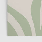 Maldives Abstract Botanical Pattern in Sage and Beige Poster Gallery Image 3