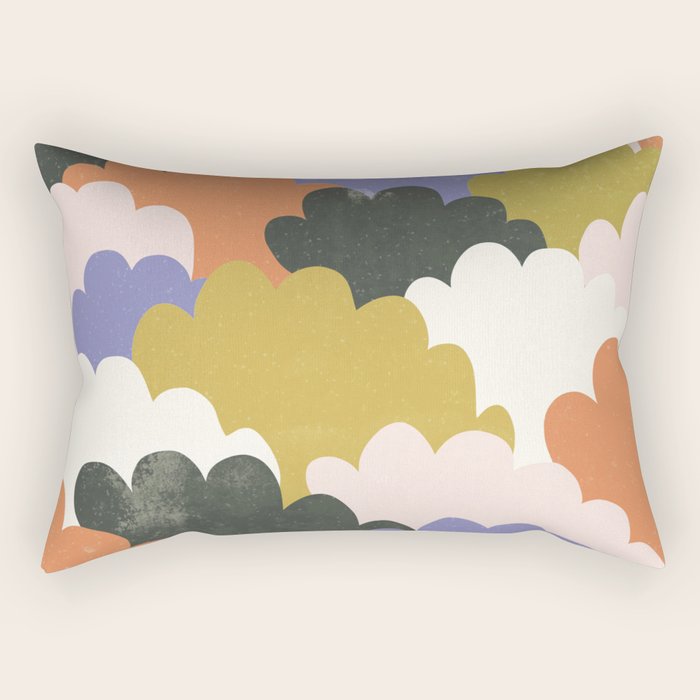 Cloudy Sky Rectangular Pillow Gallery Image 2